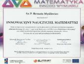 Innowacja pedagogiczna - „Matematyka Innego Wymiaru”